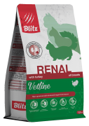 БЛИТЦ BLITZ Cat Vetline Renal Сухой корм для кошек при хронической почечной недостаточности