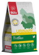 БЛИТЦ BLITZ Cat Vetline Urinary Сухой корм для кошек при мочекаменной болезни струвитного типа