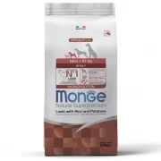 МОНЖ Сухой корм Dog Speciality Line Monoprotein Mini для взрослых собак мелких пород, из ягненка с рисом и картофелем