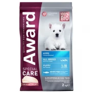 АВАРД Сухой корм SPECIAL CARE HYPO PUPPY со свежей белой рыбой для щенков от 1 месяца, беременных и кормящих собак всех пород, склонных к аллергии