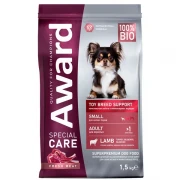 АВАРД Сухой корм SPECIAL CARE Toy Breed Support для взрослых собак мелких и миниатюрных пород со свежим мясом ягненка
