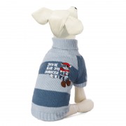 ТРИОЛ СОЮЗМУЛЬТФИЛЬМ Свитер "Матроскин" L, серо-голубой, дл.изделия по спине 35см