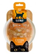 ТИТБИТ Супчик с индейкой лакомство для кошек 55г
