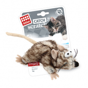 ТРИОЛ ГИГВИ Игрушка для кошек CATCH & SCRATCH Мышка с кошачьей мятой 8 см (арт. 75383)