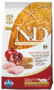 ФАРМИНА N&D Cat Low Grain Chicken & Pomegranate Neutered сухой низкозерновой корм для стерилизованных кошек Курица с гранатом