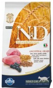 ФАРМИНА N&D Cat Low Grain Lamb & Blueberry Adult сухой низкозерновой корм для взрослых кошек Ягненок с черникой