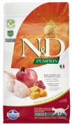 ФАРМИНА N&D Cat Pumpkin Quail Adult сухой беззерновой корм для взрослых кошек Перепелка с тыквой и гранатом
