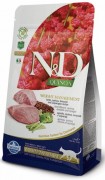 ФАРМИНА N&D Cat Quinoa Weight Management Lamb сухой беззерновой корм для взрослых кошек Ягненок с киноа, брокколи и спаржей