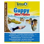 ТЕТРА Tetra Guppy Mini Flakes Корм для гуппи и других живородящих карпозубых (мини-хлопья)