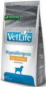 ФАРМИНА Vet Life Dog Hypoallergenic Fish & Potato сухой корм для взрослых собак с пищевой аллергией или пищевой непереносимостью Рыба с картофелем/ 2 кг